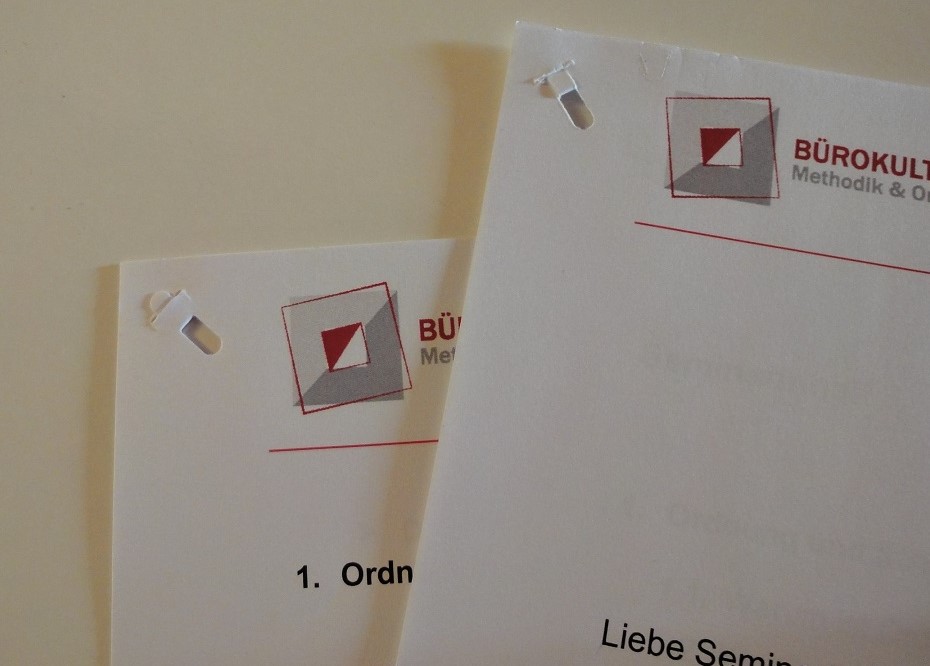 Heften ohne Klammern